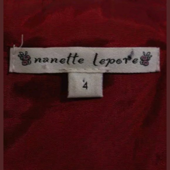 Nanette lepore silk spaghetti striped top shirt 4 - Picture 5 of 5